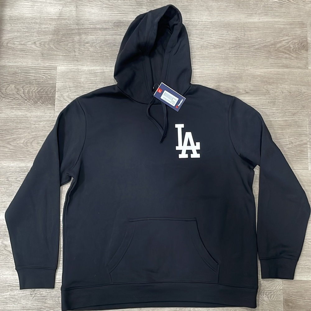 NWT LA Dodgers Black Hoodie- Size 2XL